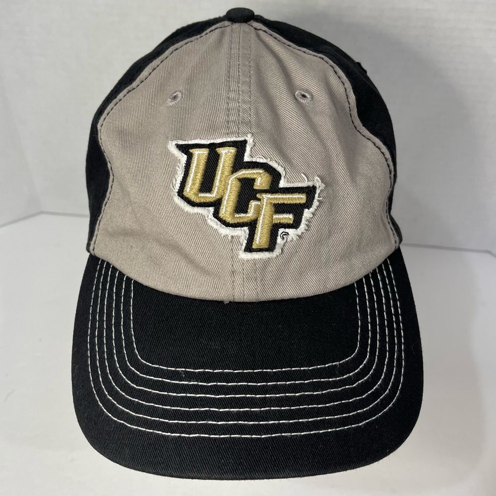 Central Florida UCF Knights Hat Embroidered Logo Cotton Black Gold Fan Favorite